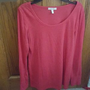 Delia's Red Long Sleeve Tee